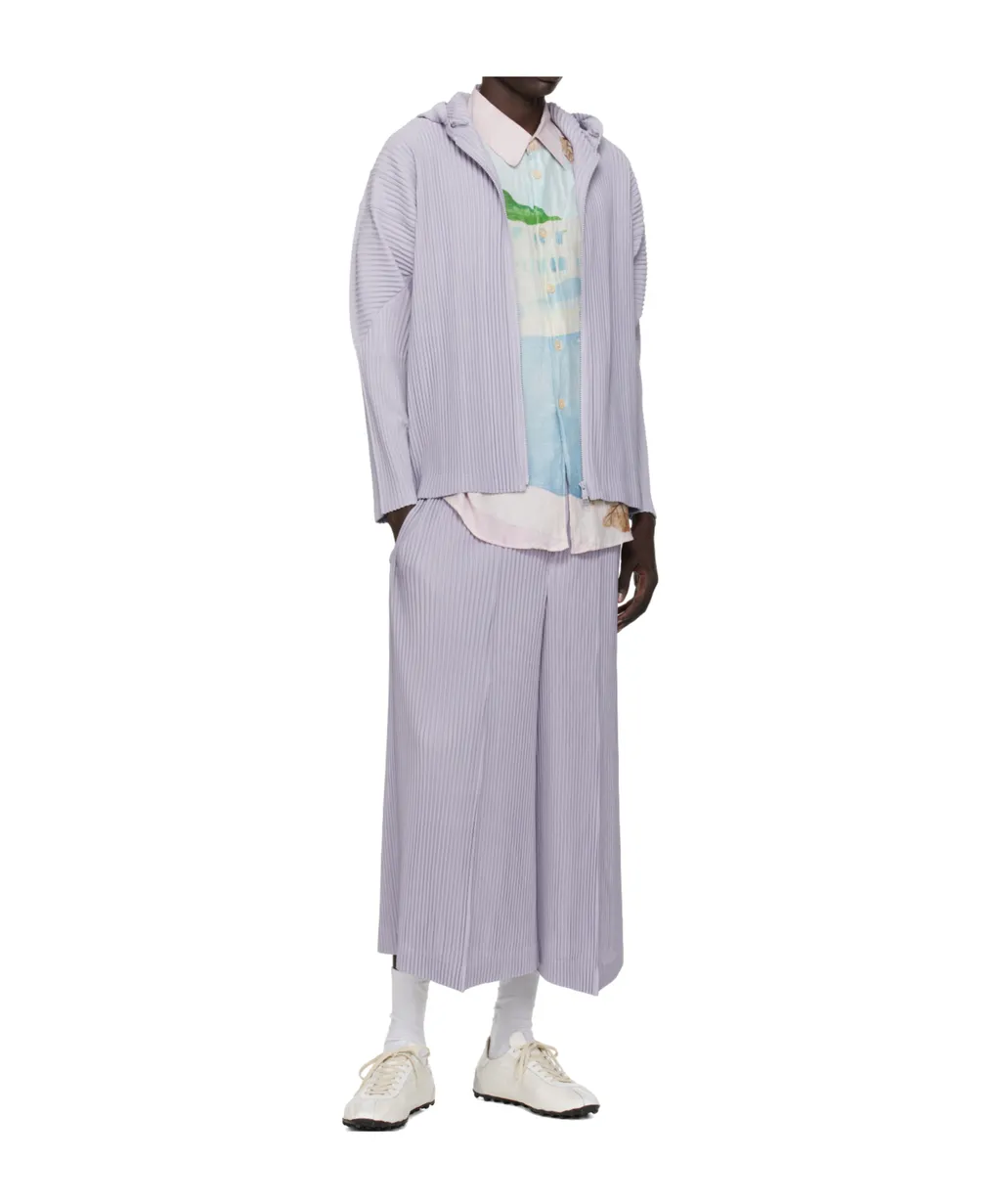 Pleated Knit Trousers