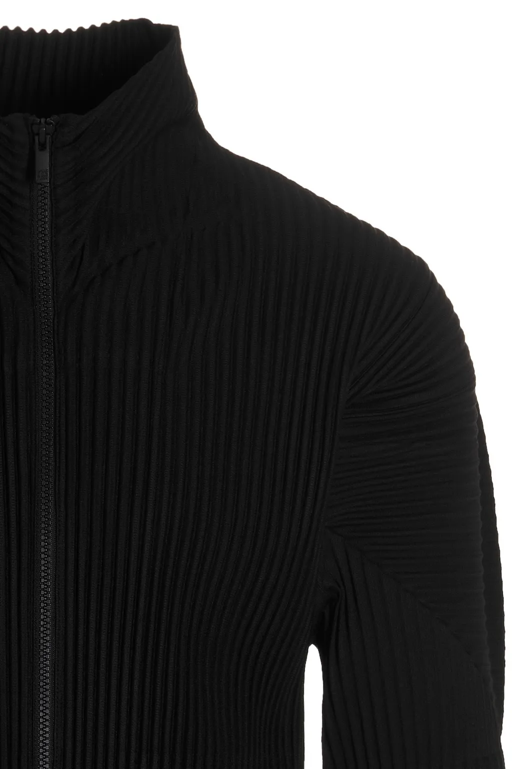Long-Sleeved Zip-Up Cardigan