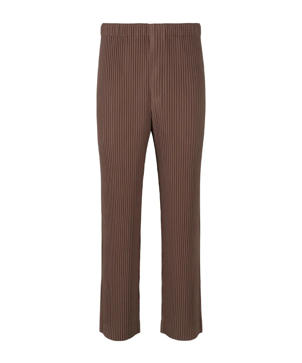 Color Pleats Trousers