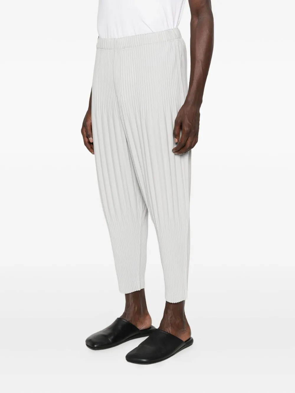 Plissé Pull-On Trousers