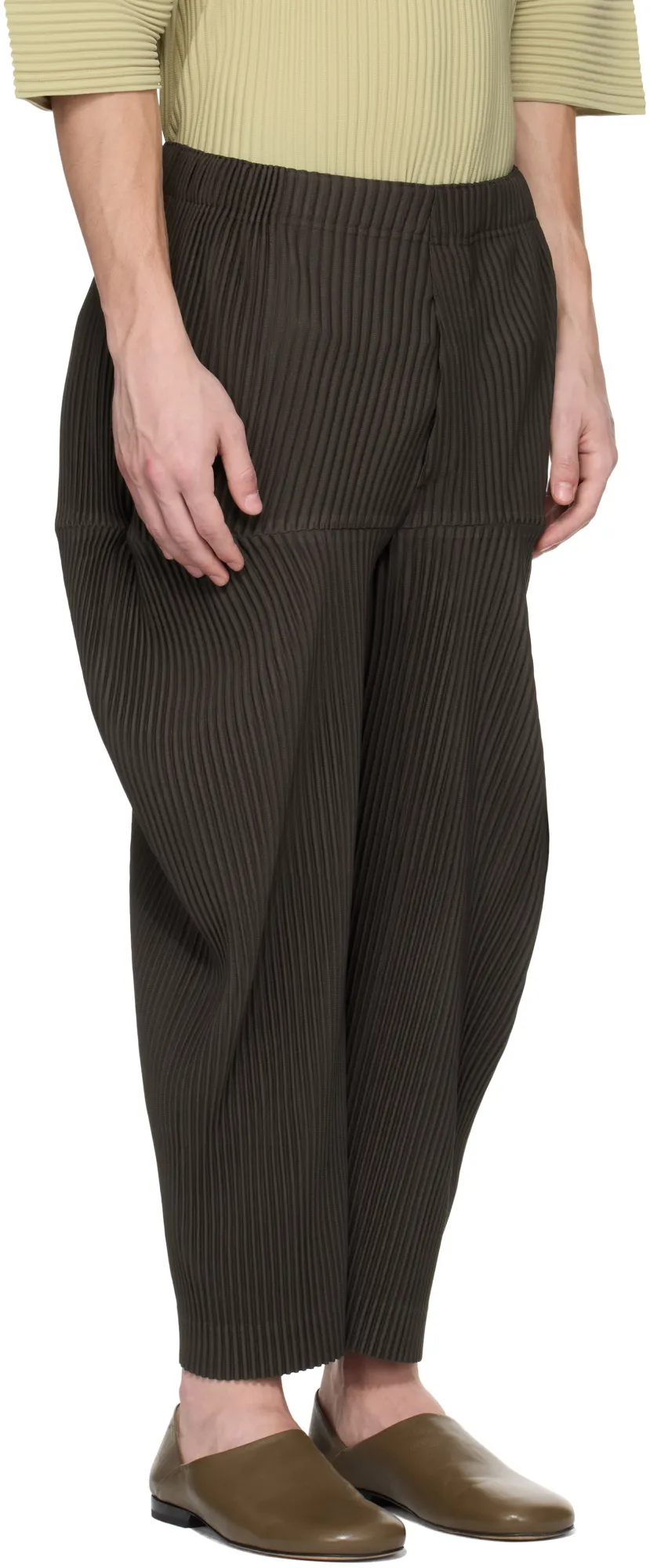 Elastic Waist Casual Pants