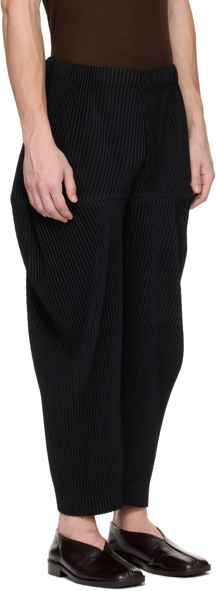 Elastic Waist Casual Pants