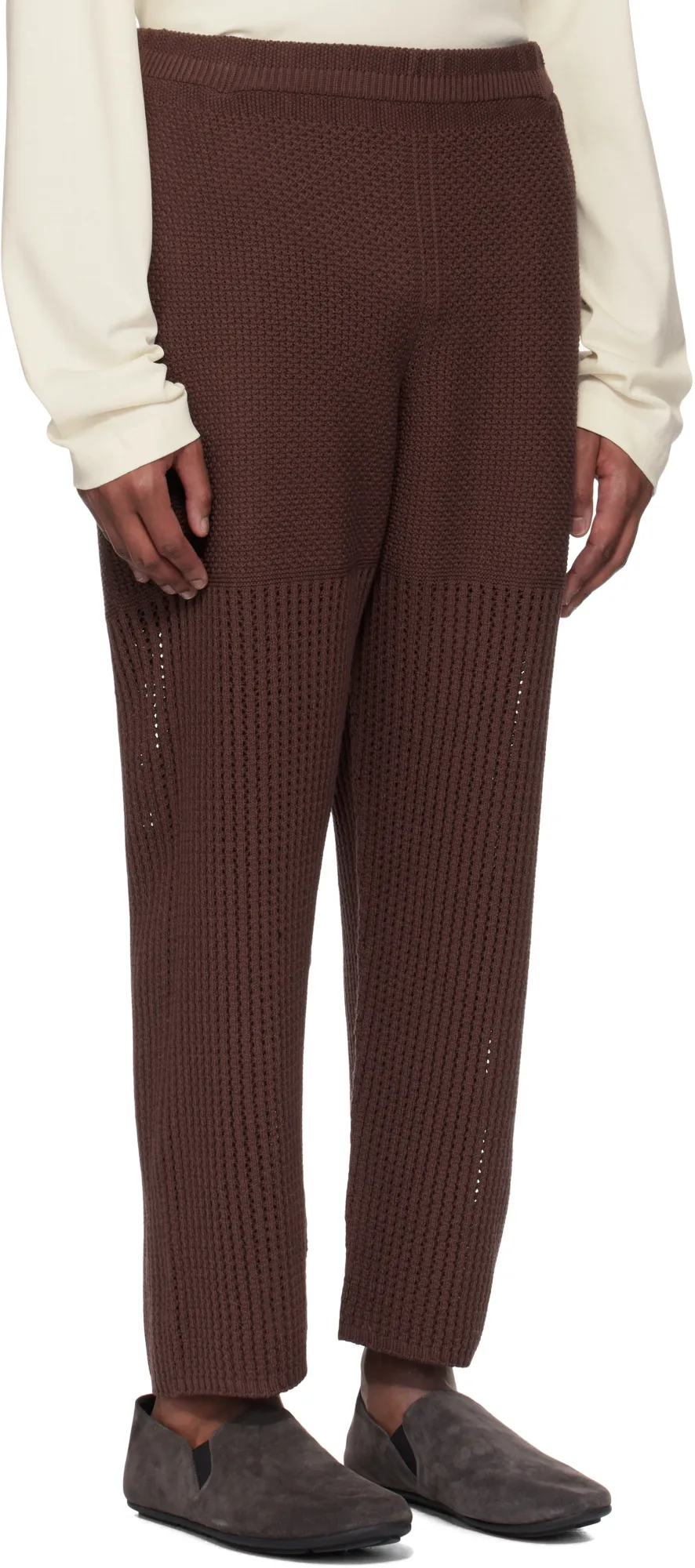 Rustic Knit Sweatpants