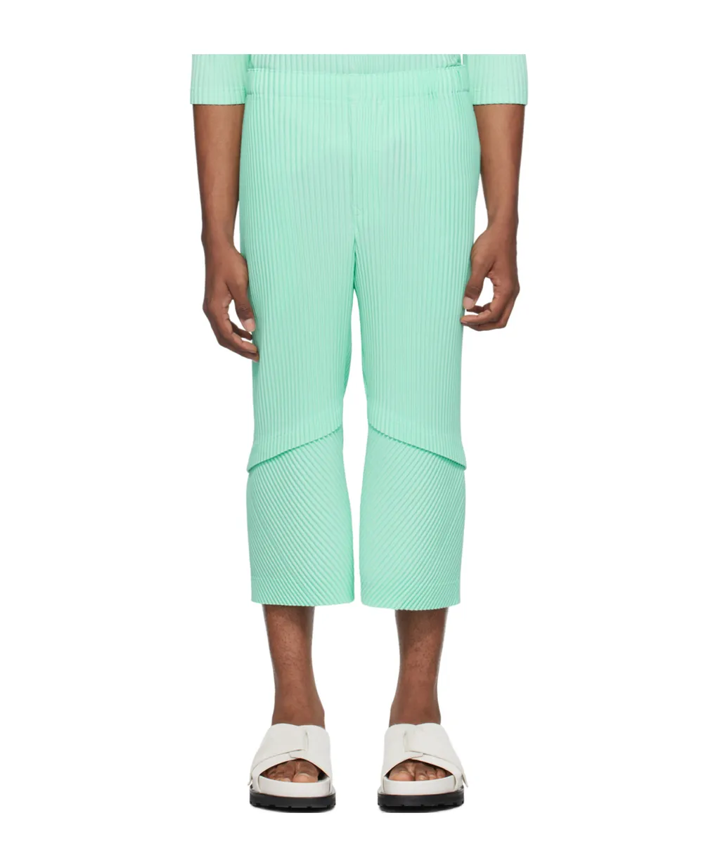 Horn Shaped Pleated Casual Pants