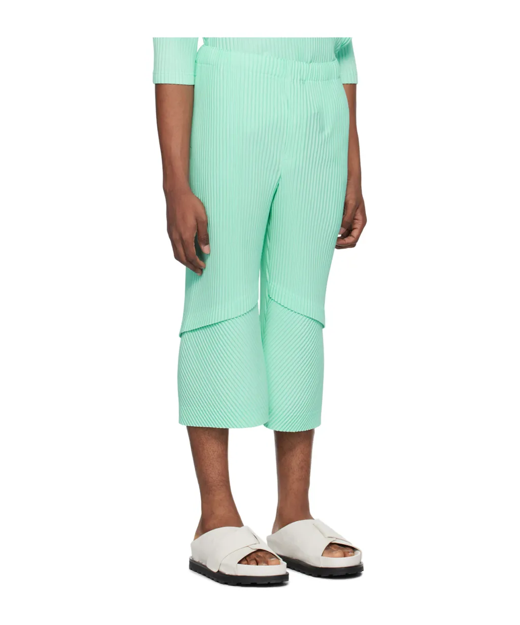Horn Shaped Pleated Casual Pants