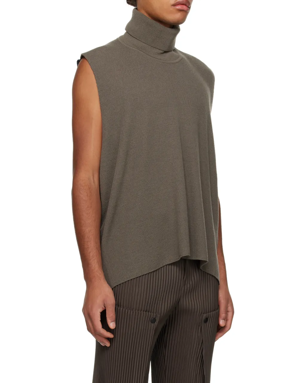 Framework Roll-Neck Wool Vest
