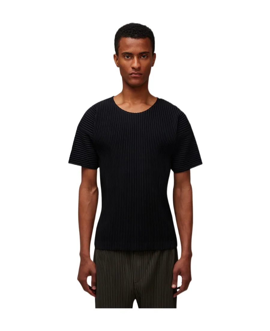 Mc May Drop Shoulder Pleated T-Shirt