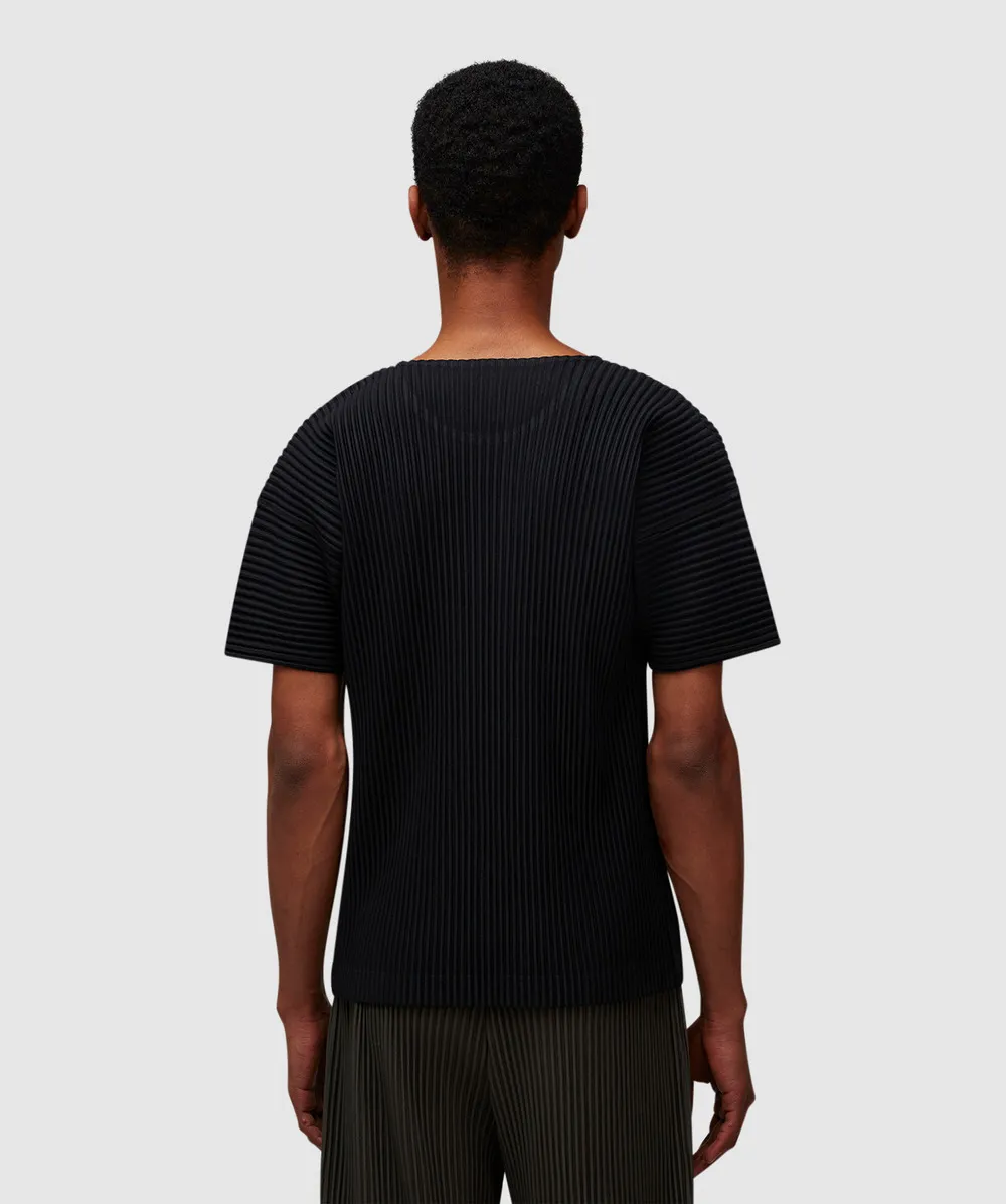 Mc May Drop Shoulder Pleated T-Shirt