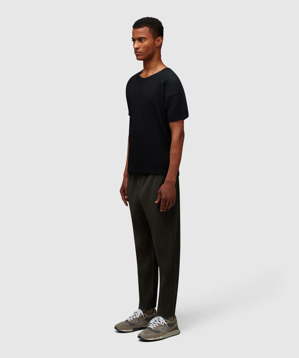 Mc May Drop Shoulder Pleated T-Shirt