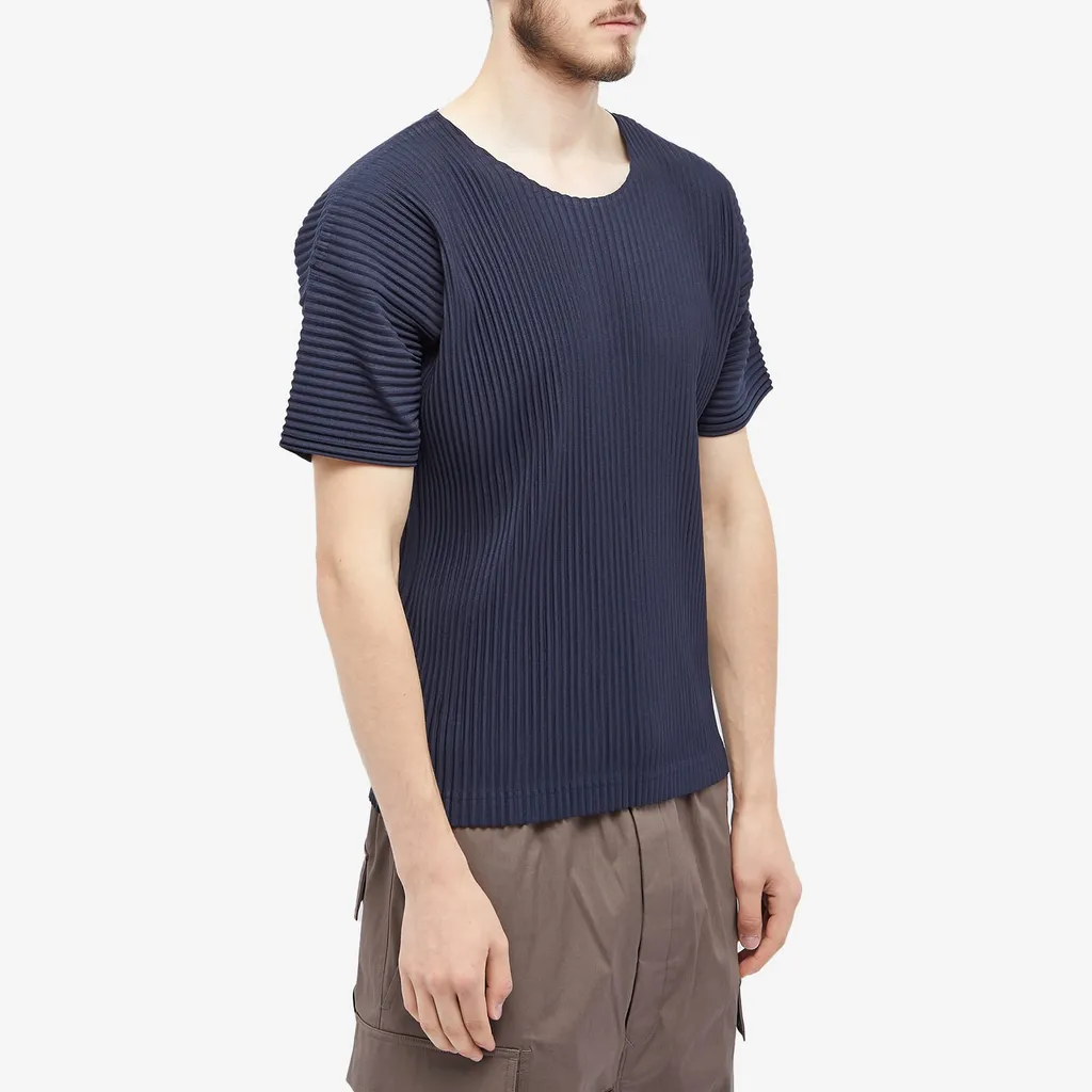 Mc May Drop Shoulder Pleated T-Shirt