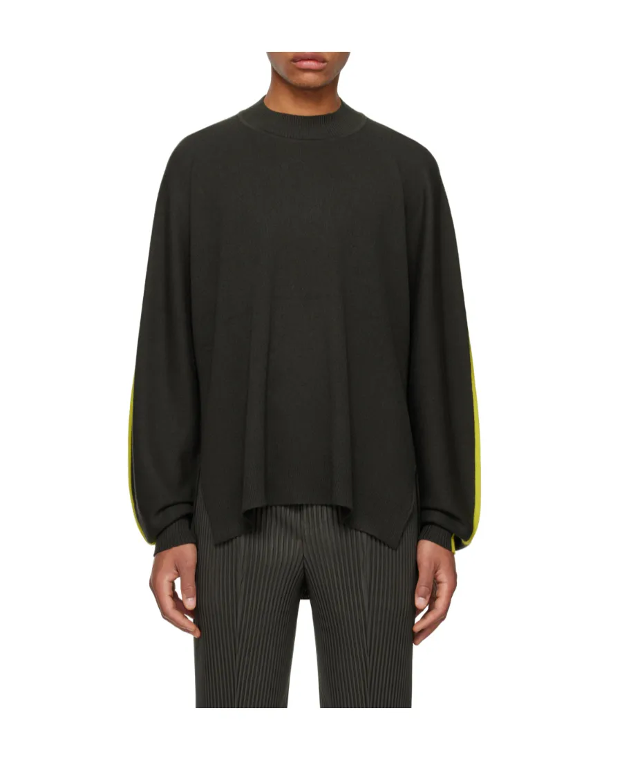 Framework Knit Striped Wool Jumper