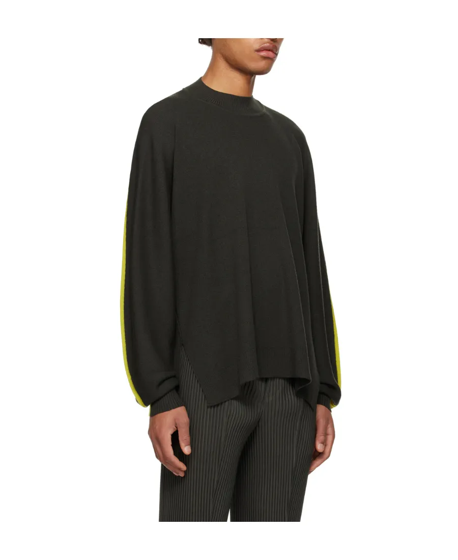 Framework Knit Striped Wool Jumper