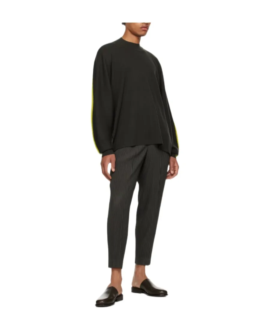 Framework Knit Striped Wool Jumper