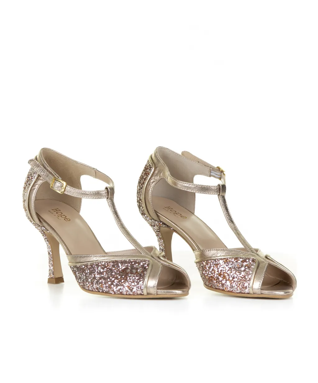 Nappa Leather High Heel Sandals