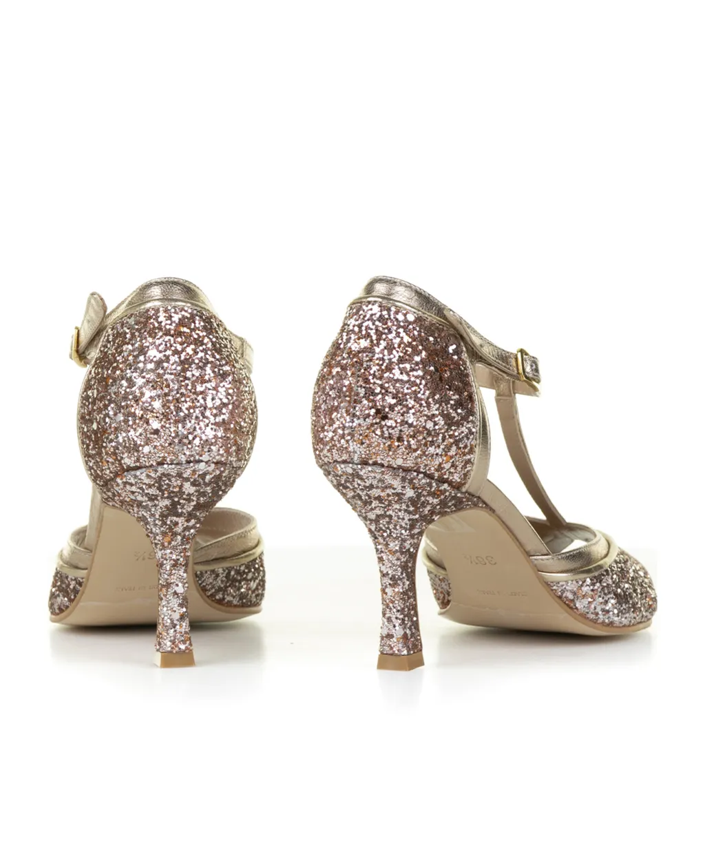 Nappa Leather High Heel Sandals