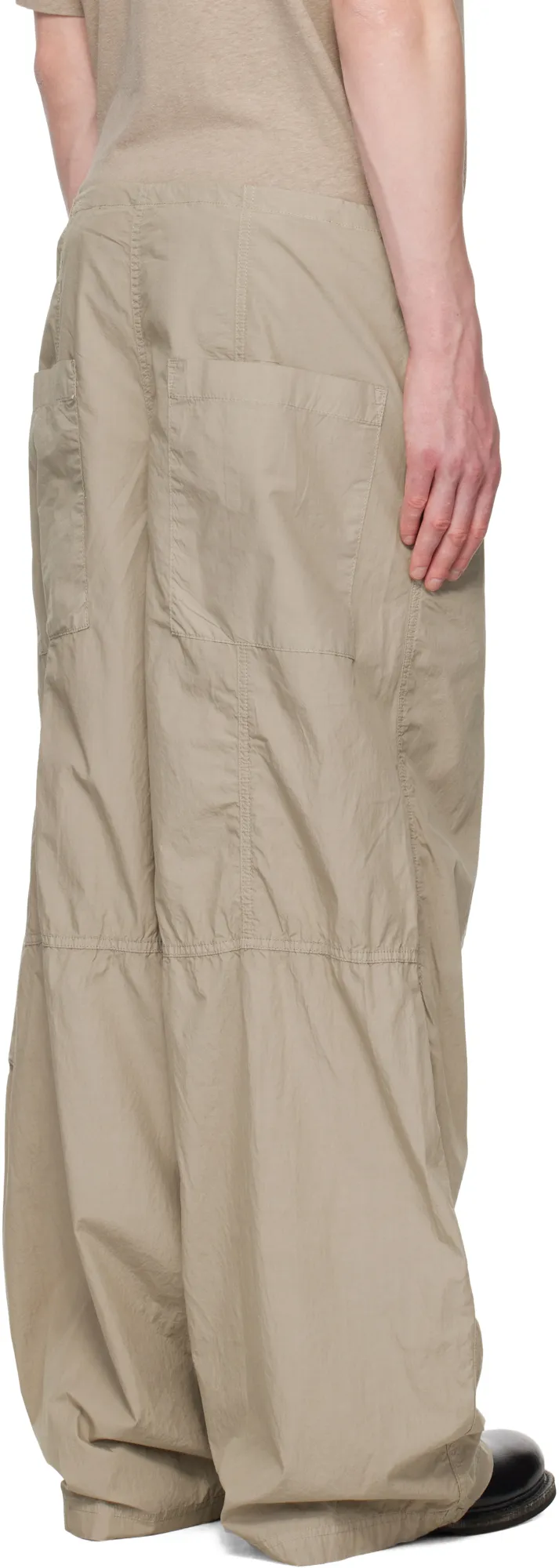 Loose Drawstring Collapse Overalls