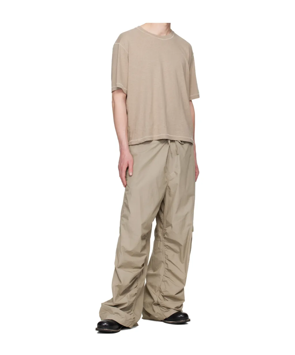 Loose Drawstring Collapse Overalls