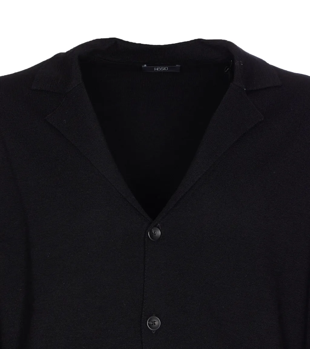 V-Neck Button-Up Cardigan