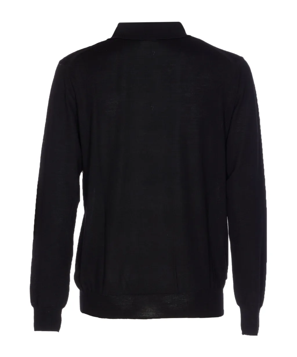 Long-Sleeve Polo Shirt