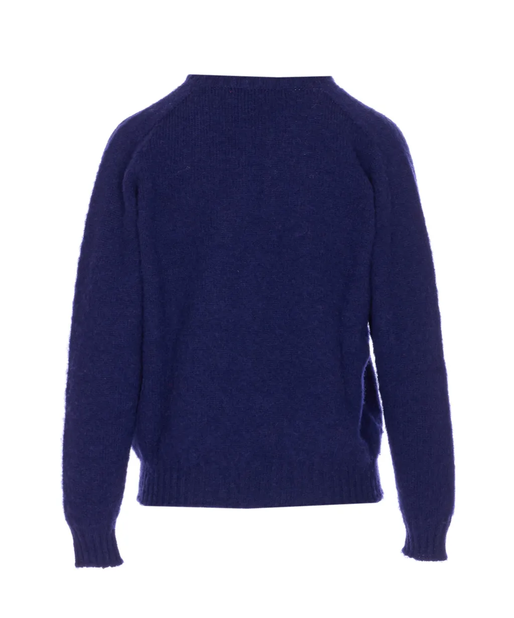 Shaggy Bear Striped Knitwear
