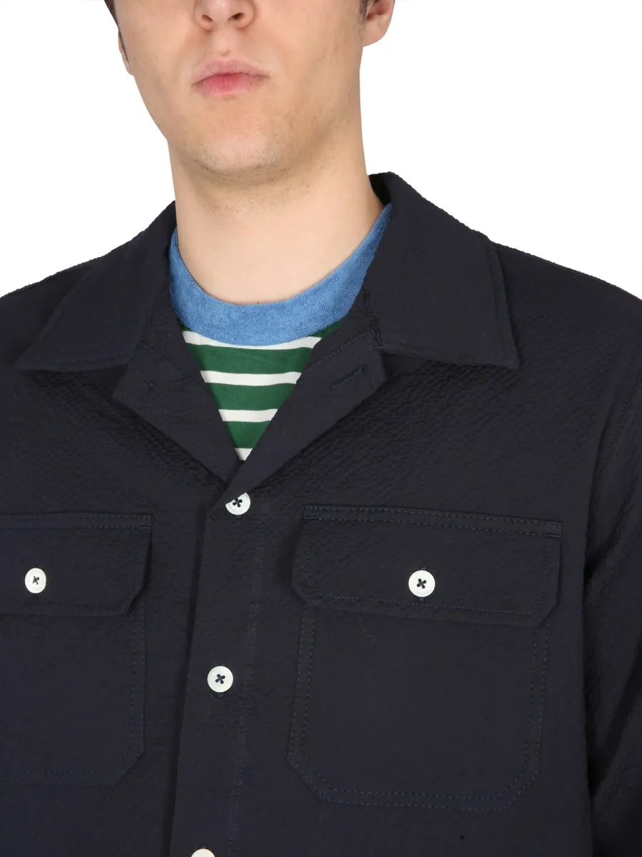 Long-Sleeved Button-Up Shirt