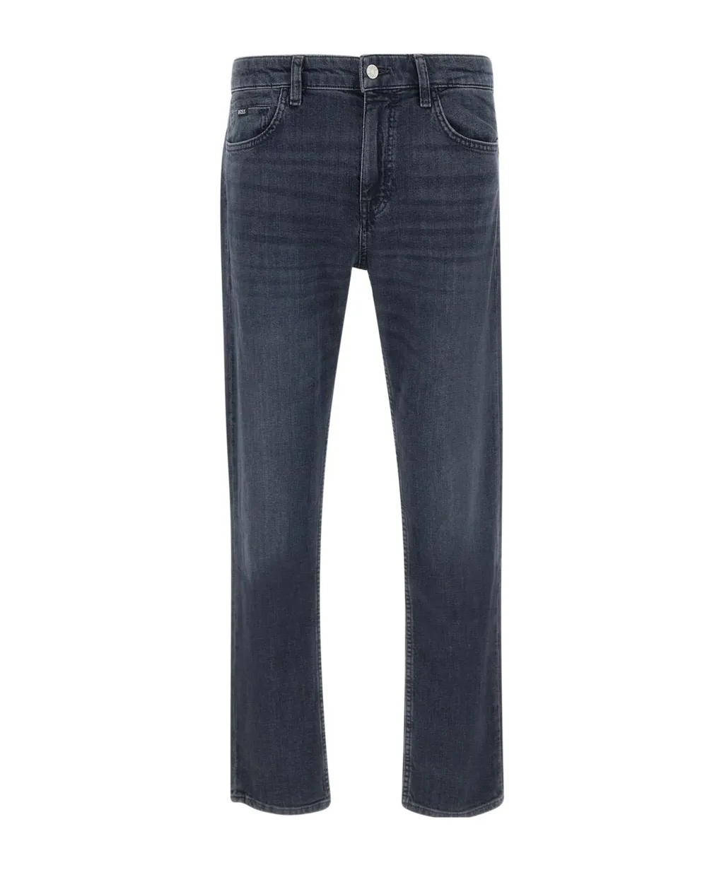 Five-Pocket Logo-Patch Jeans