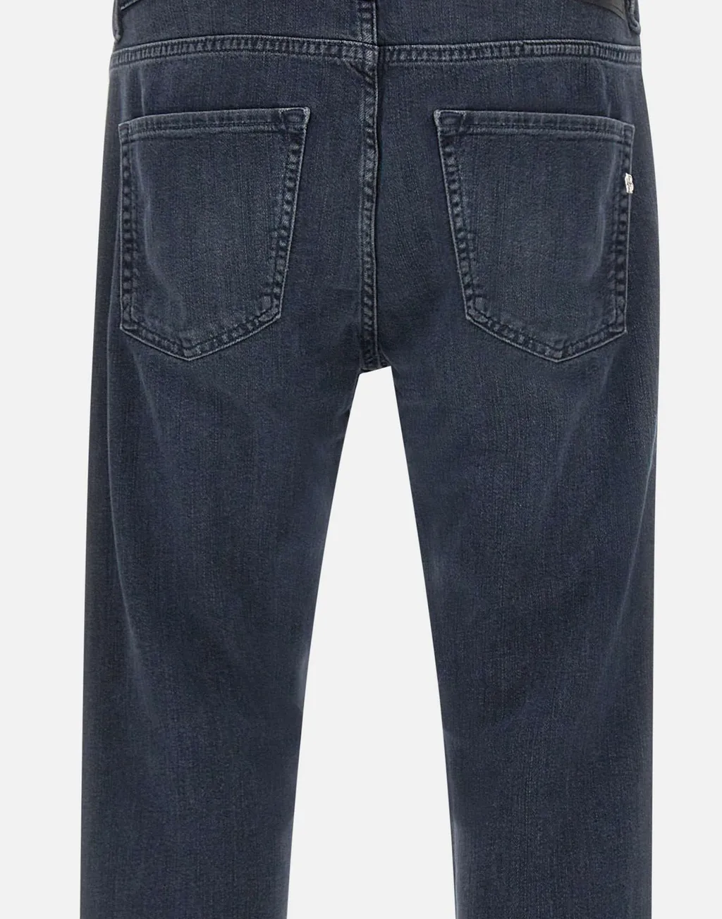 Five-Pocket Logo-Patch Jeans