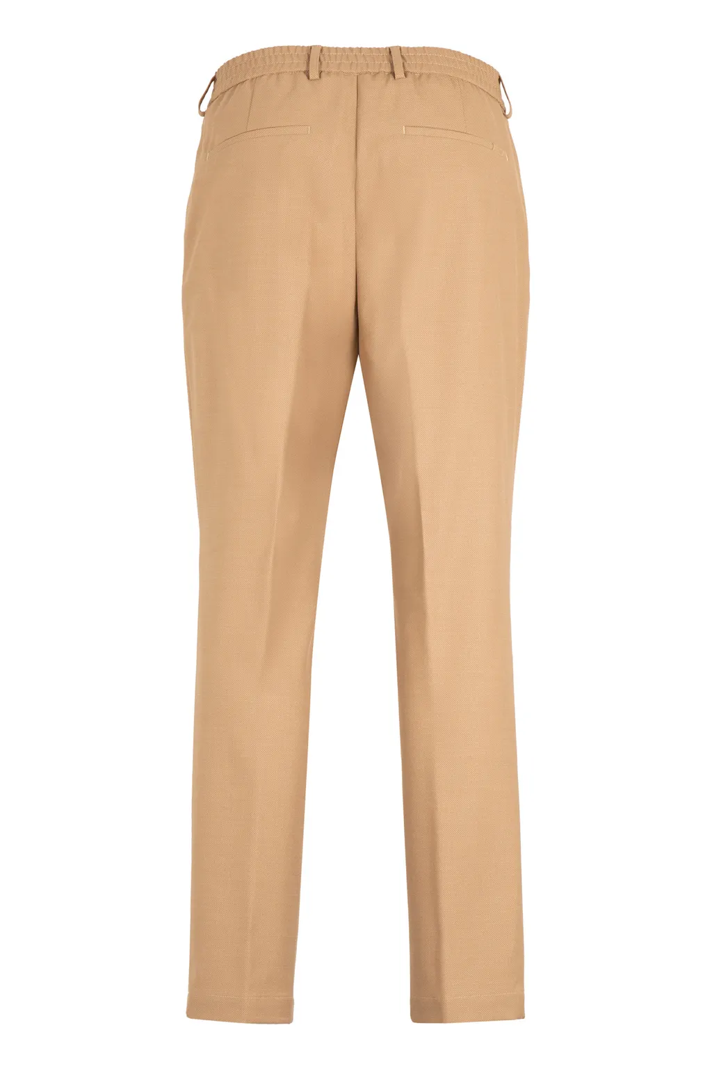 Mid-Rise Tapered Trousers