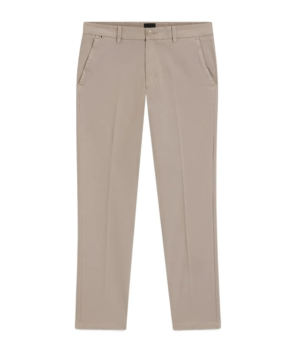Slim-Fit Stretch Twill Trousers