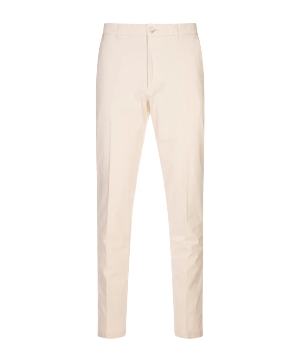 Slim-Fit Stretch Twill Trousers