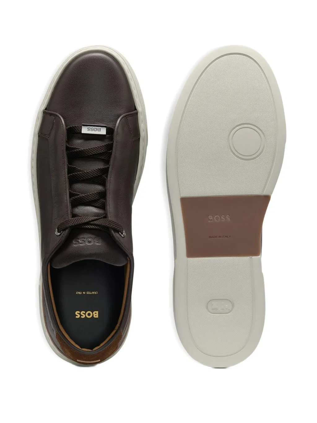 Gary Leather Lace-Up Sneakers
