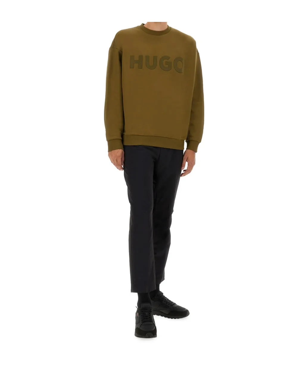 Oversized-Fit Sweatshirt With Logo Print