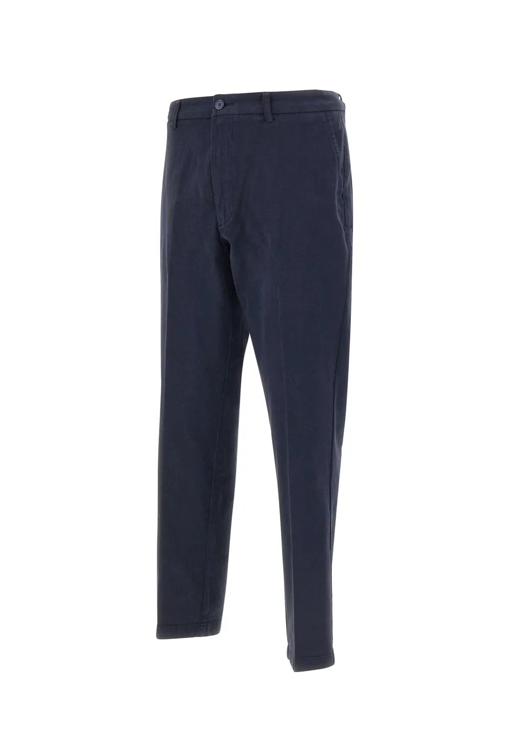 Slim-Fit Stretch Twill Trousers