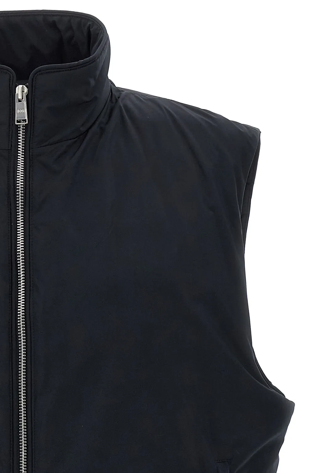 Padded High-Neck Waistcoat