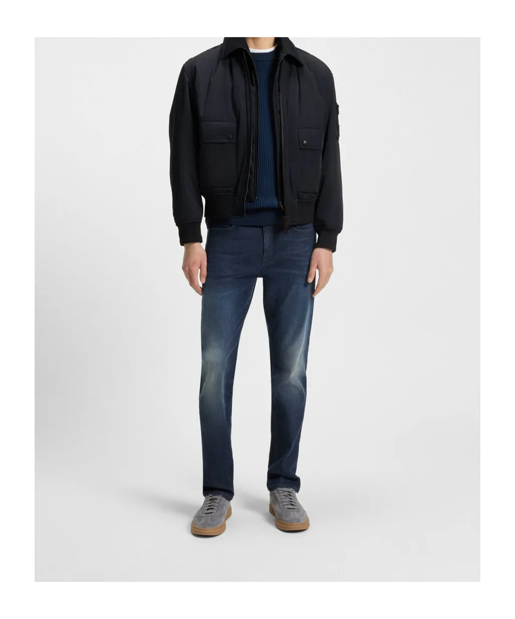 Patch-Pocket Bomber Jacket