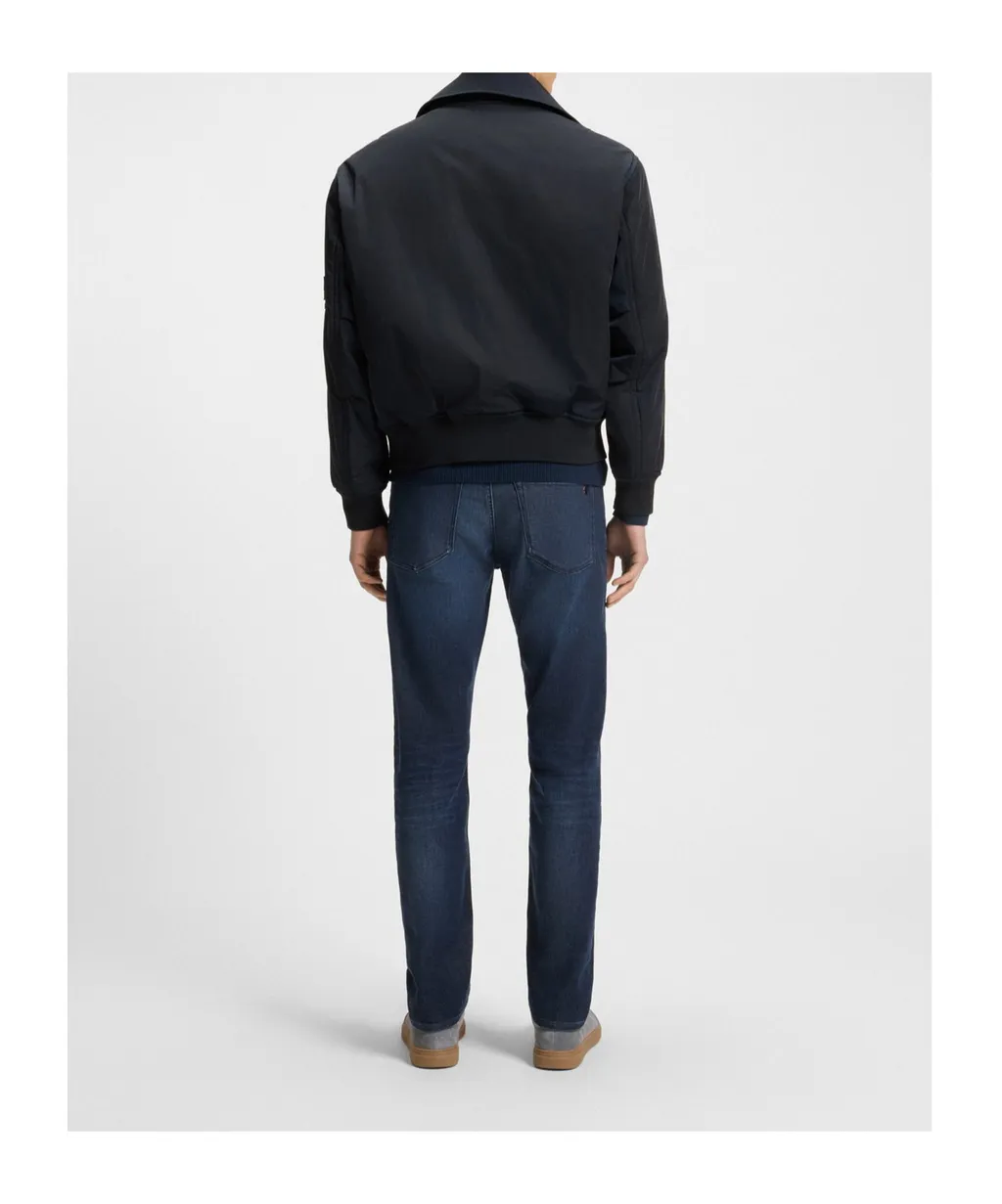Patch-Pocket Bomber Jacket