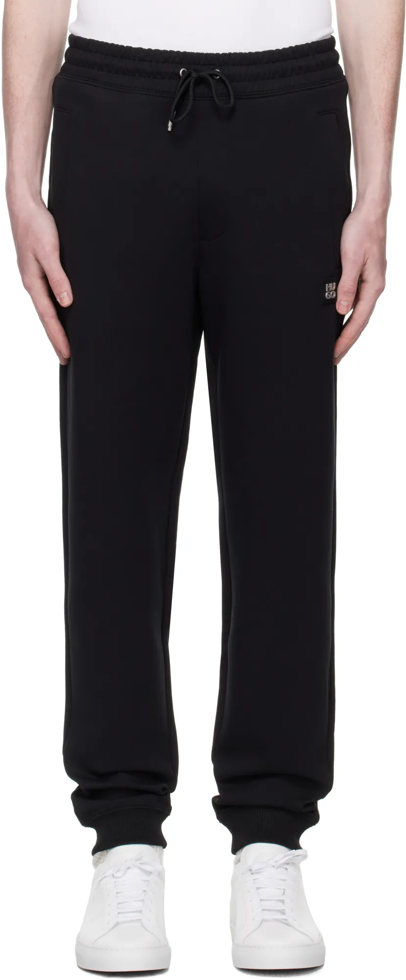 Logo-Patch Drawstring-Waistband Track Pants