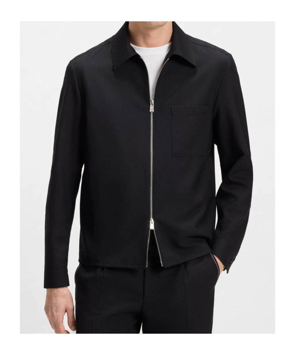 Zip-Front Pocket Jacket