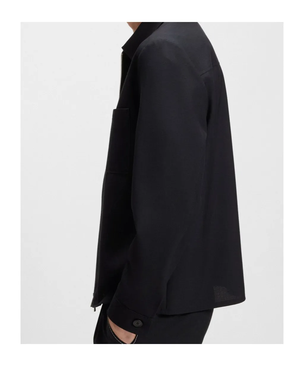 Zip-Front Pocket Jacket