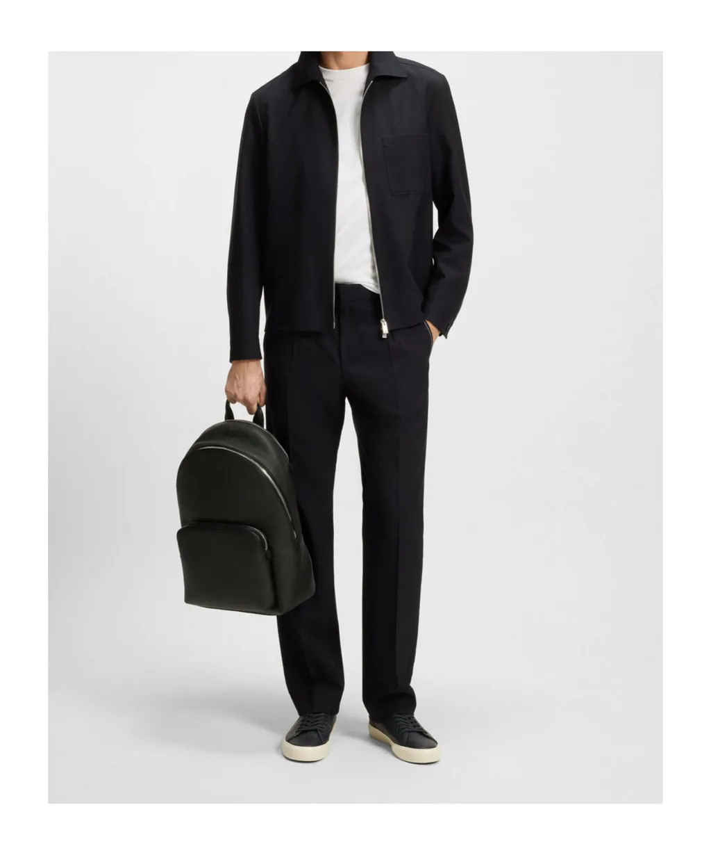 Zip-Front Pocket Jacket