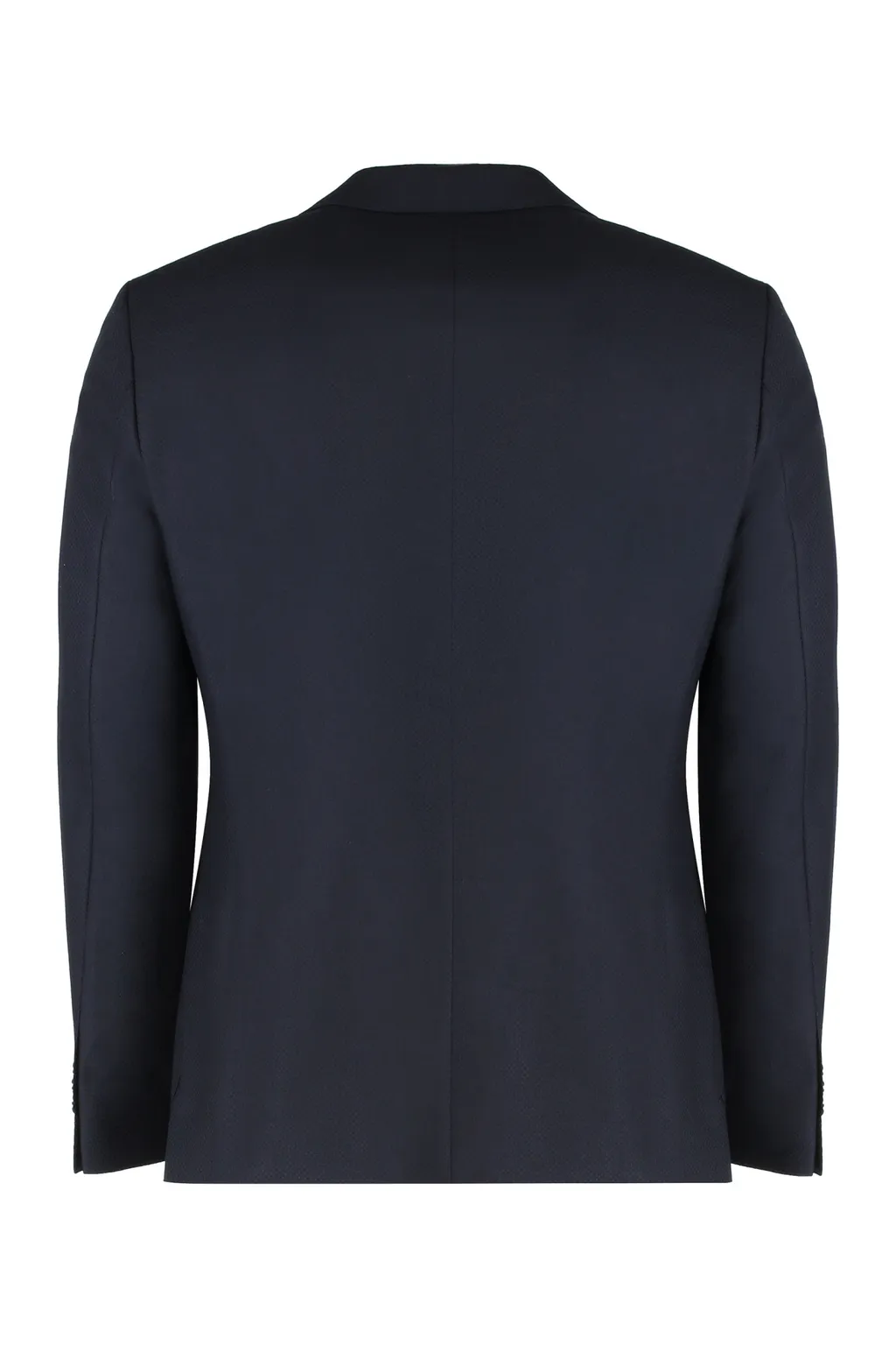 Single-Breasted Notched-Lapel Jacket