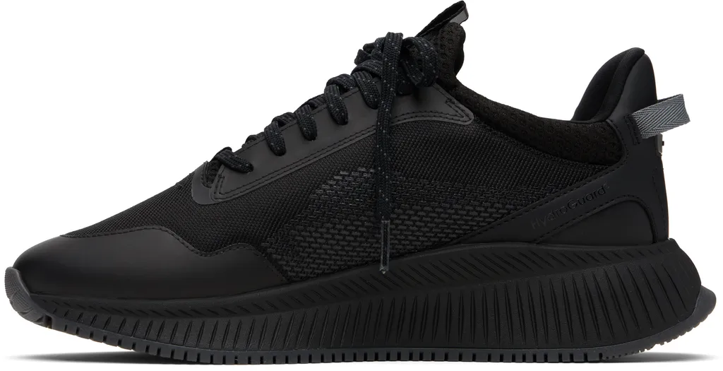 Textured Lace-Up Low-Top Sneakers