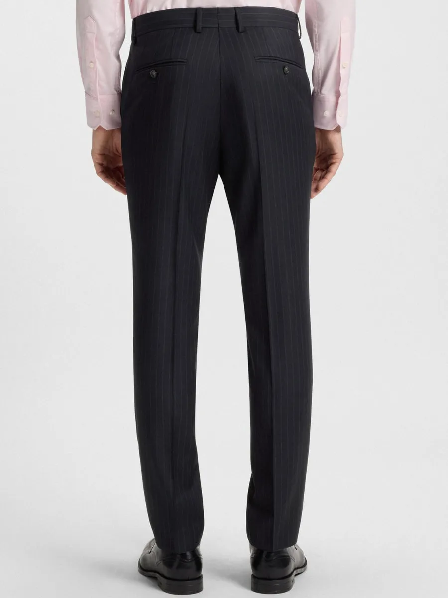 Pinstripe Wool Suit