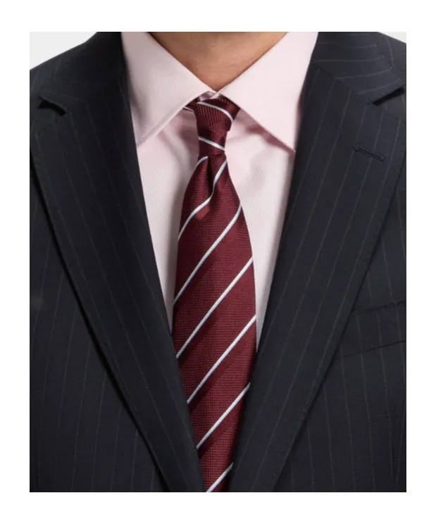 Pinstripe Wool Suit