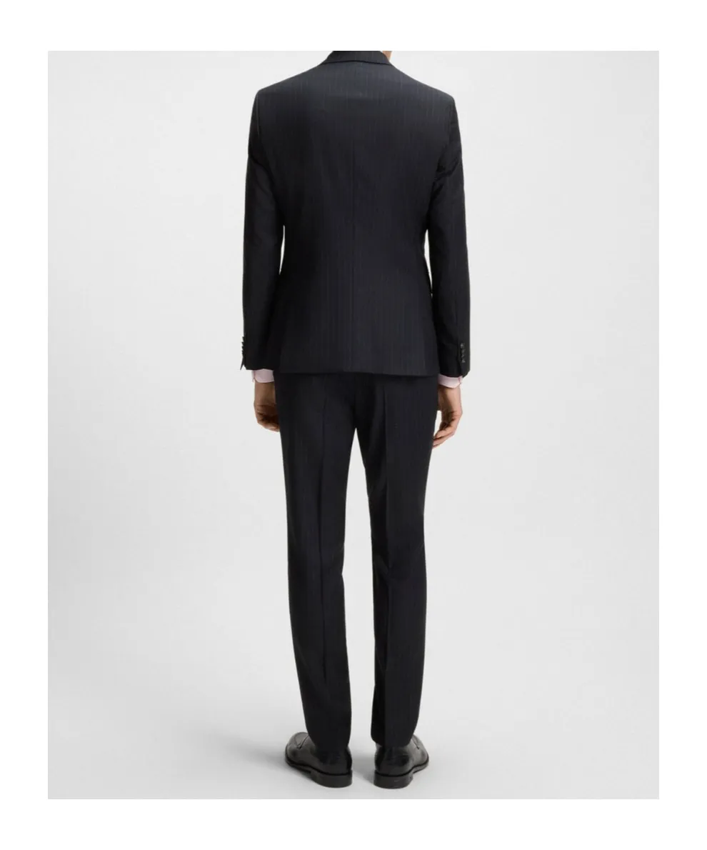 Pinstripe Wool Suit