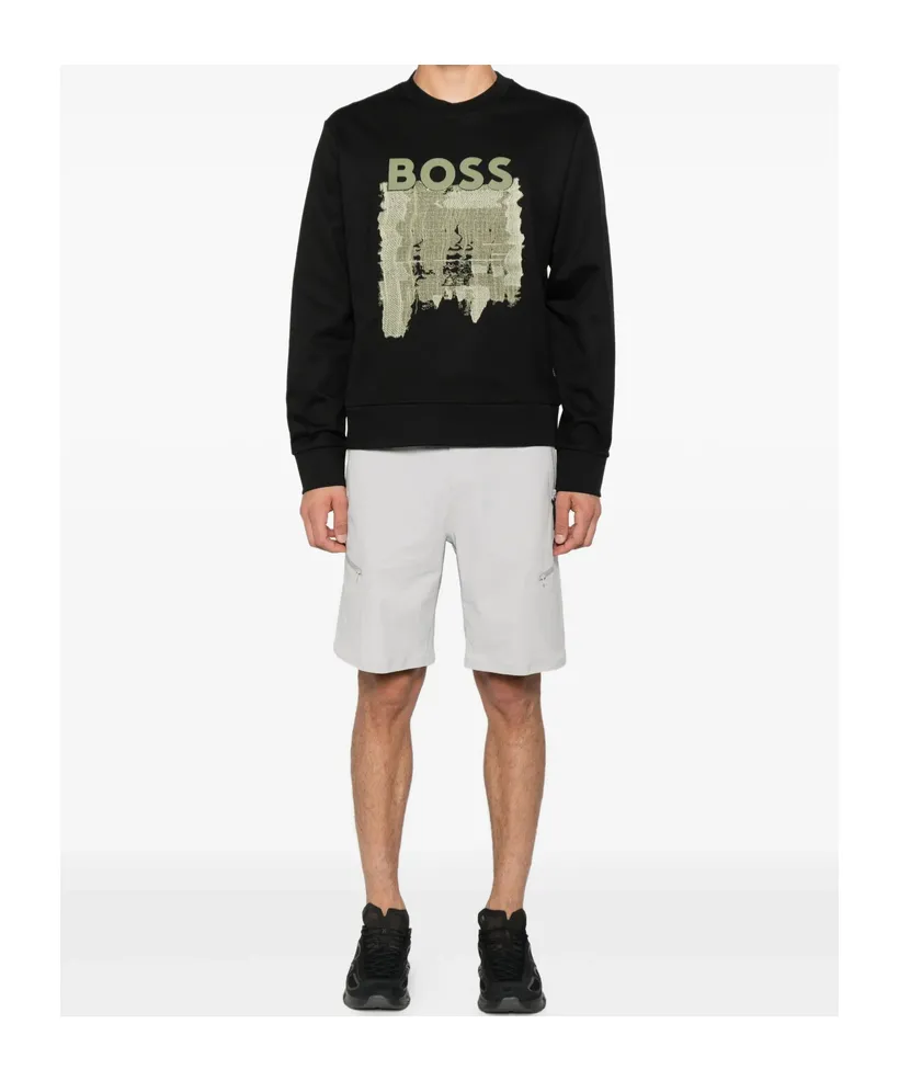 Logo-Print Cotton Sweatshirt