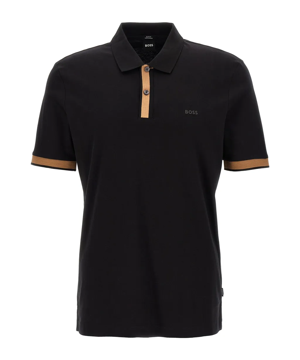 Contrast-Trim Polo Shirt