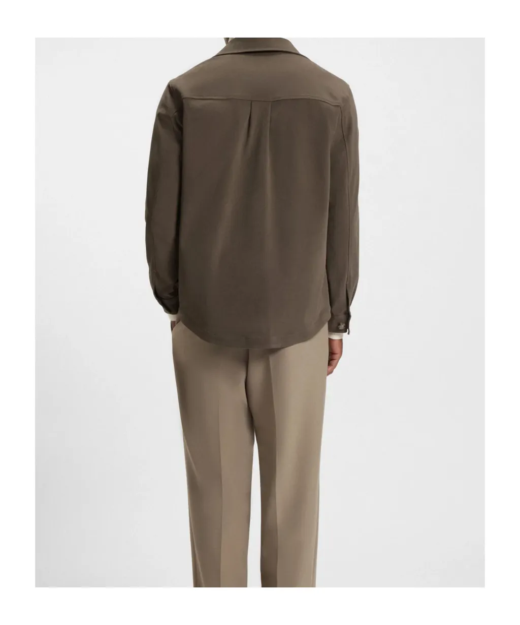 Long-Sleeved Shirt-Style Jacket