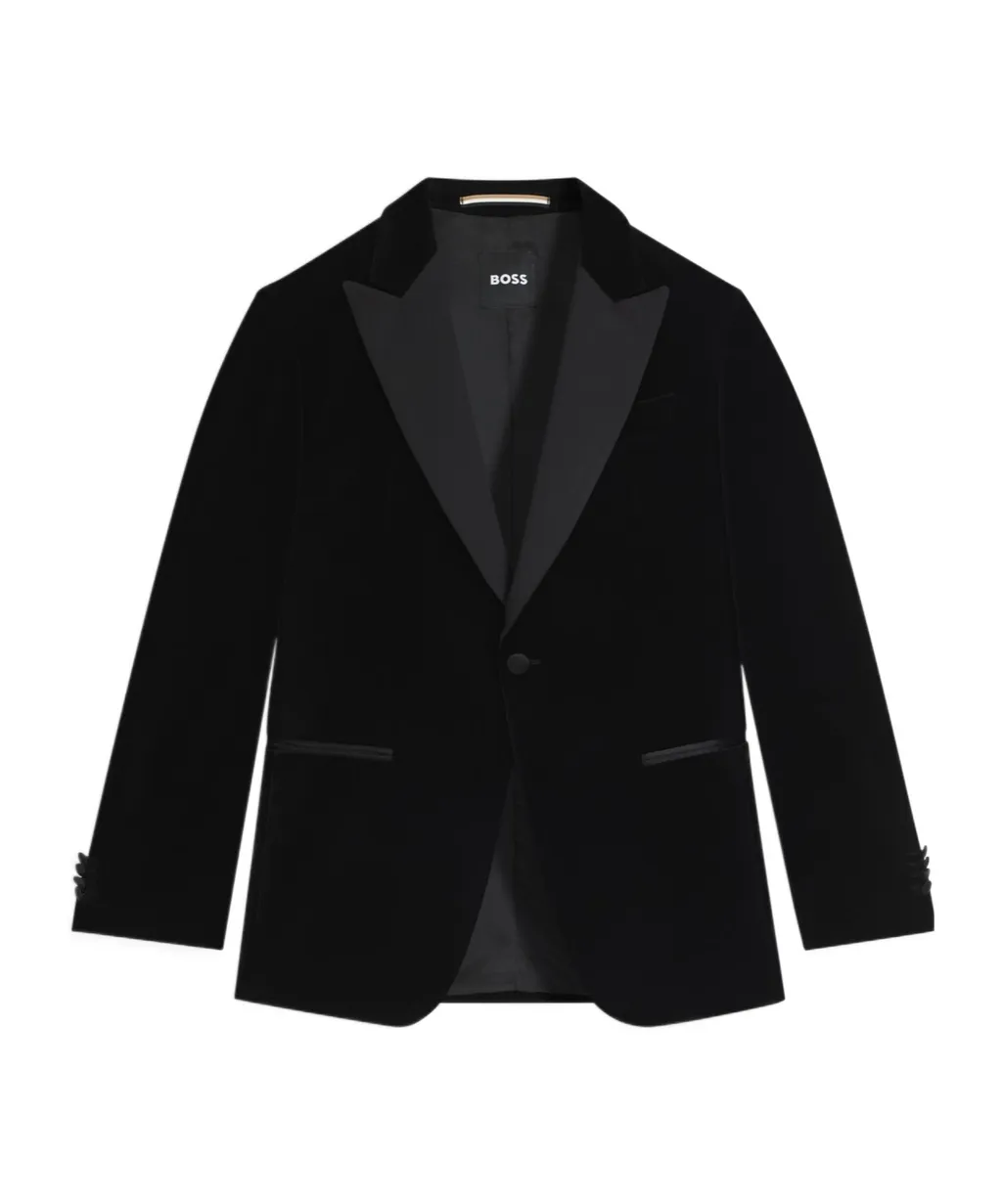 Shawl-Lapel Cotton Jacket