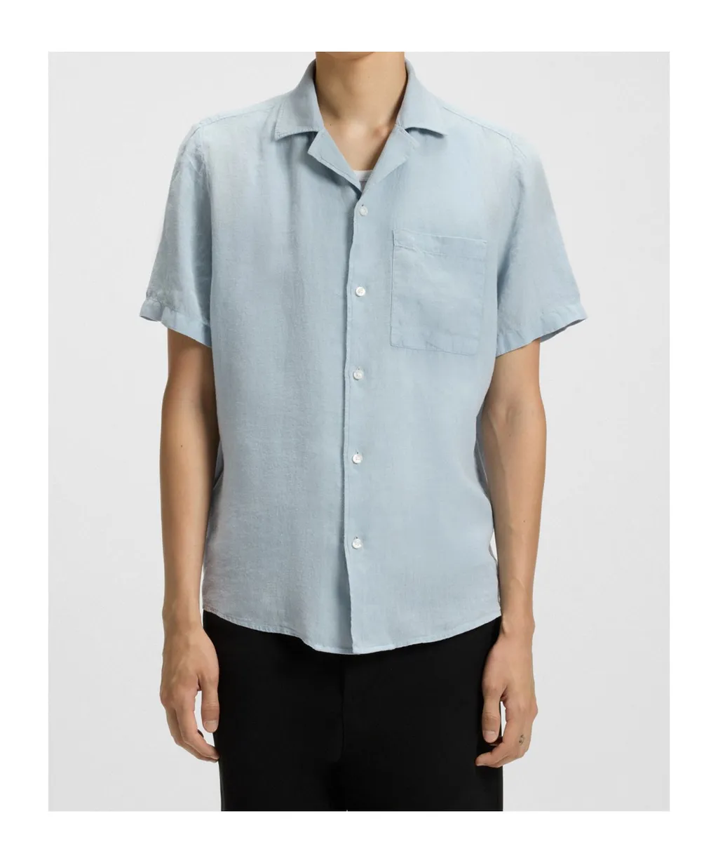 Short-Sleeve Button-Up Shirt